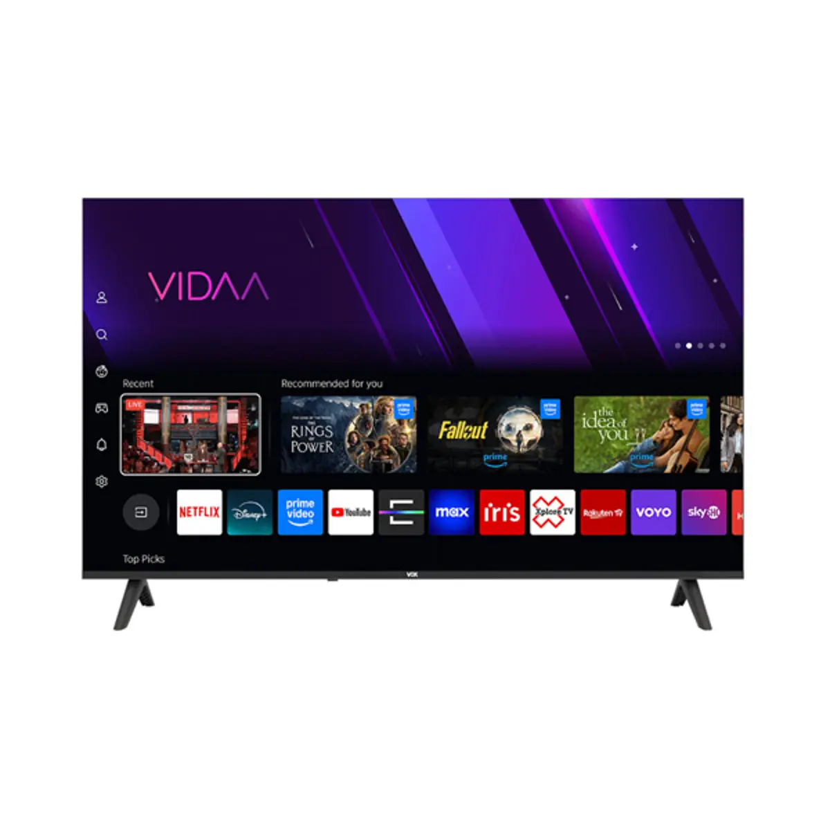 Televizor Vox 50QVU684 Smart, DLED, 4k UHD, 50''(127 cm), DVB-T2/C/S2