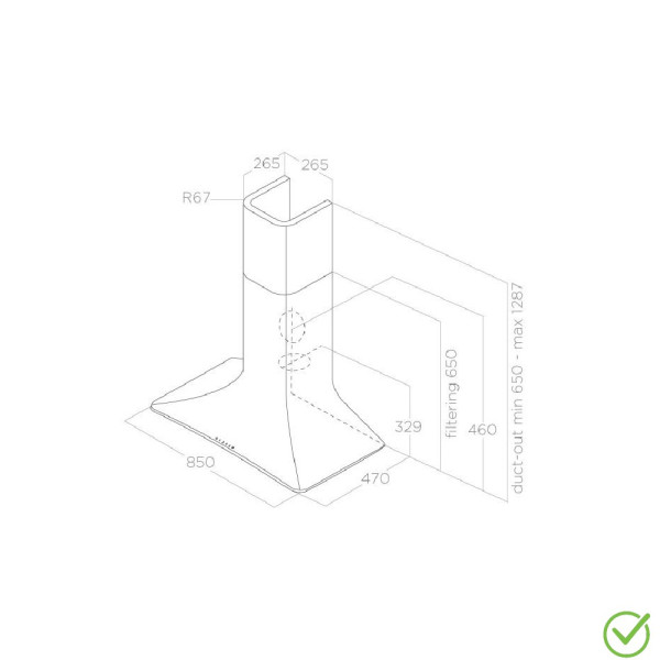 Aspirator SWEET WHITE F/85