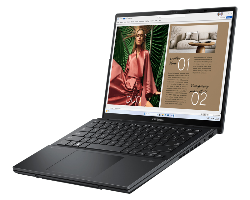 Zenbook 14 DUO OLED UX8406CA-PZ185X (14 inča 3K OLED, Ultra 7 255H, 32GB, SSD 1TB, Win11 Pro) laptop