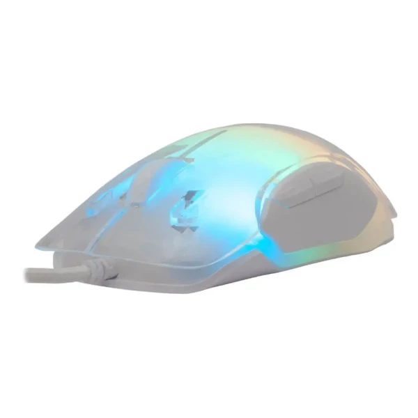 Miš White Shark MORDRED 12800DPI/7D/RGB/1000Hz Pooling/White