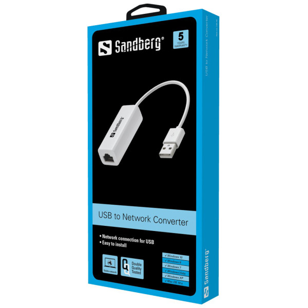 Adapter Sandberg USB-LAN 10/100Mbps 133-78