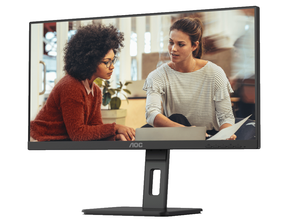 Monitor AOC Q27E3UMF 27"/VA/2560x1440/75Hz/4ms GtG/HDMI,DP,USB/Pivot,visina/zvucnici/crna