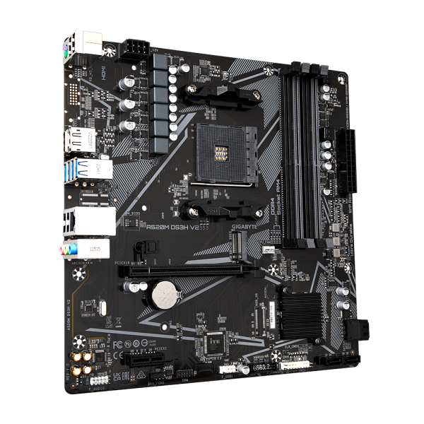 MB Gigabyte AMD AM4 A520M DS3H V2 1.0