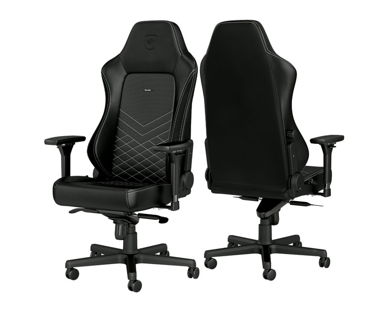 HERO Gaming stolica crno-platinum bela