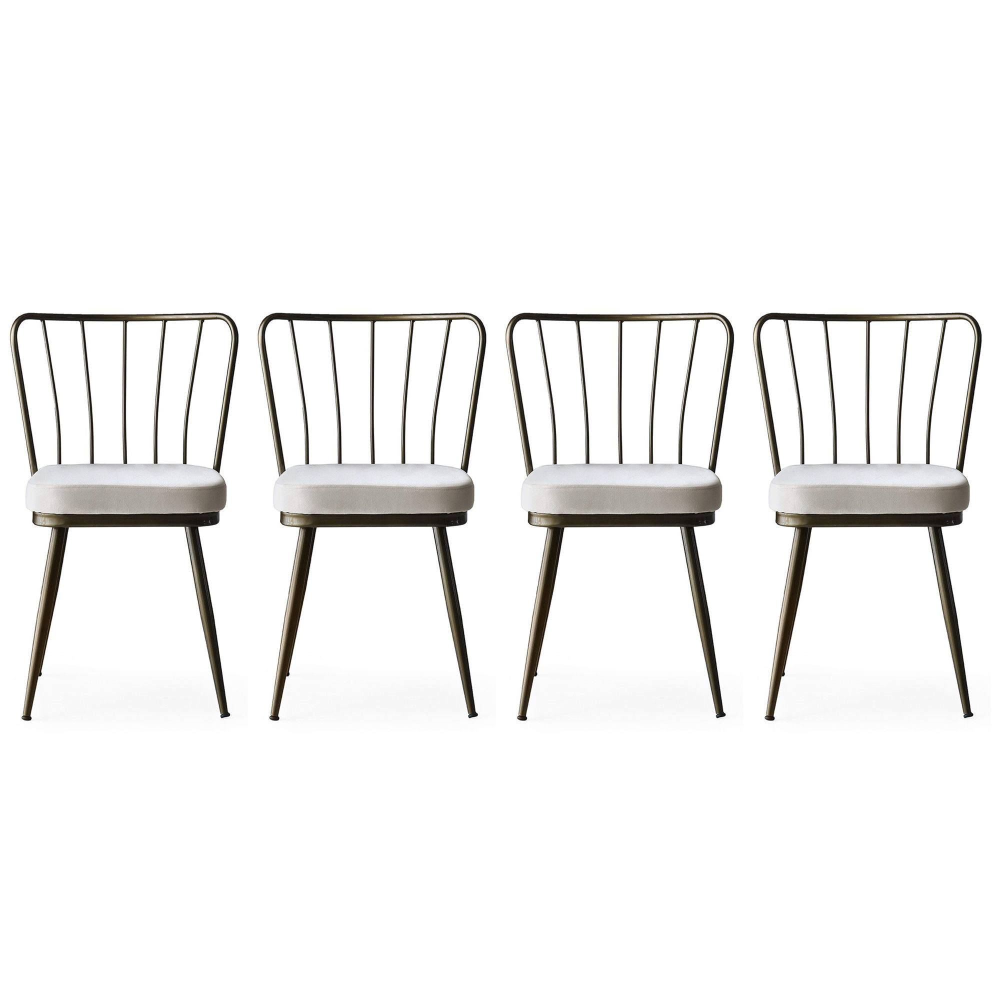 Set stolica (4 komada) Yıldız - 985 V4 Mink