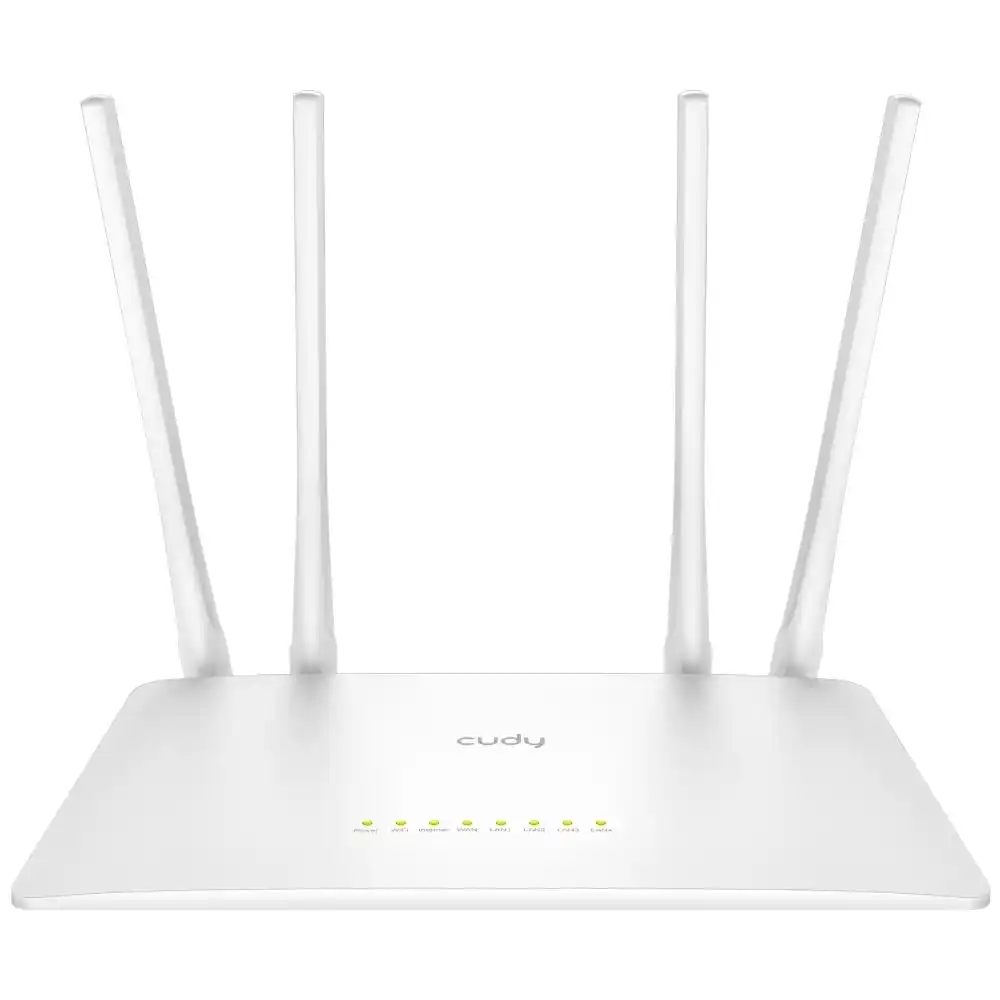 Wireless Router Cudy WR1200 AC1200/EXT4x5dBi/1WAN/4LAN/repeater/AP