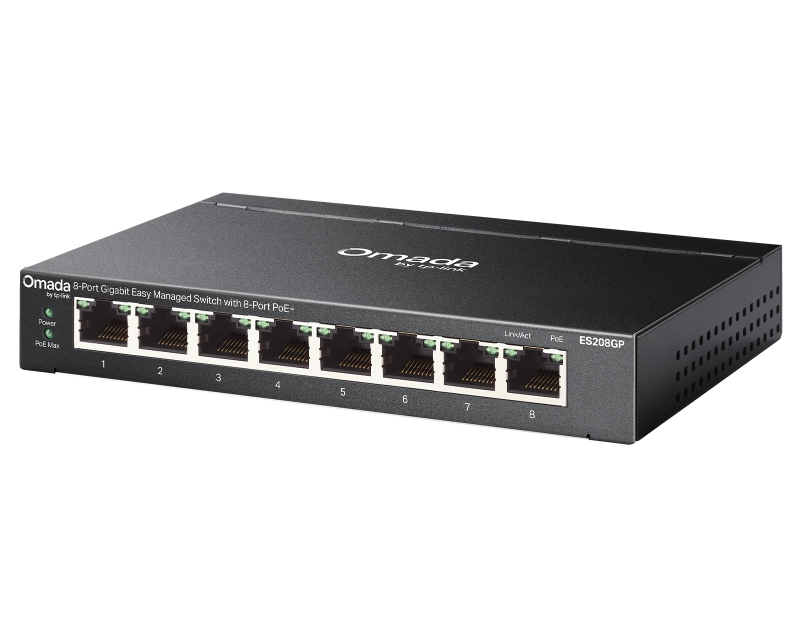 ES208GP Omada 8-Port Gigabit Easy upravljivi Switch