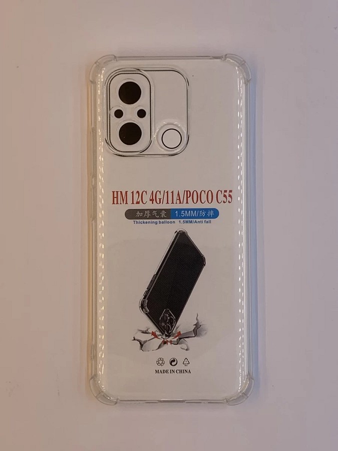Redmi 12C  transparent sa ojačanim ivicama