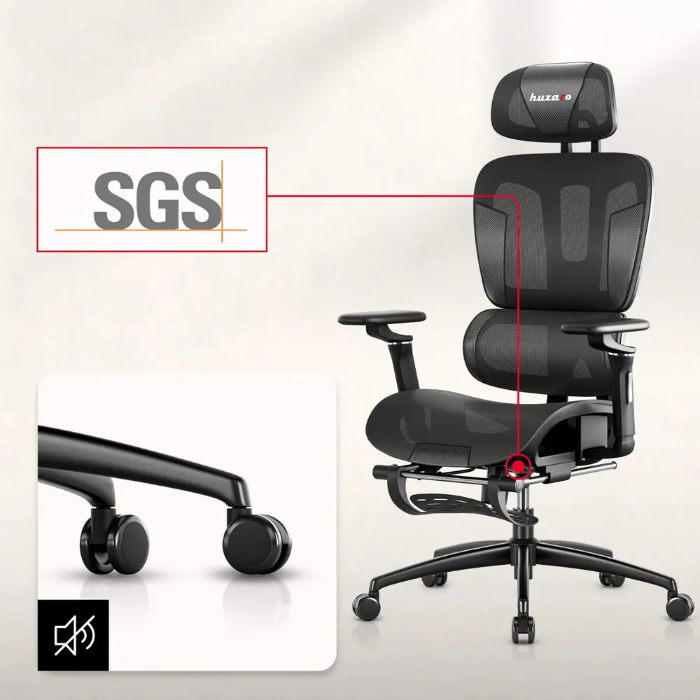 Huzaro Combat 7.9 Crna Gaming stolica