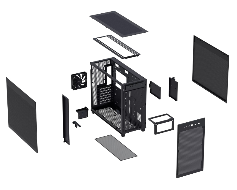 PRIME AP303 MESH BLACK micro-ATX kućište crno