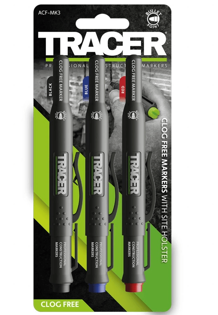 TRACER ACF-MK3 Set od 3 permanentna markera sa futrolama za pojas