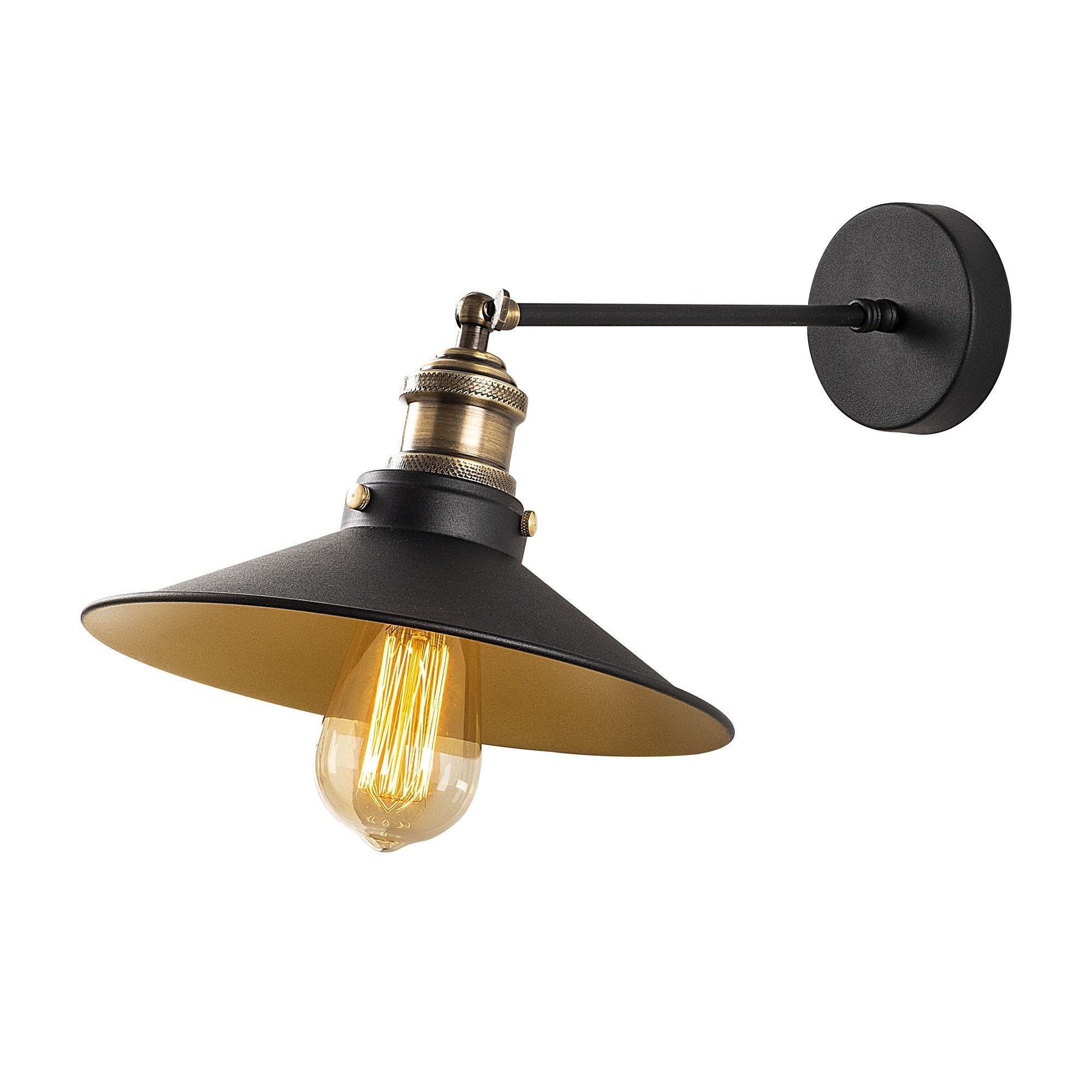 Zidna lampa Sağlam - 3741 Crna, Zlatna