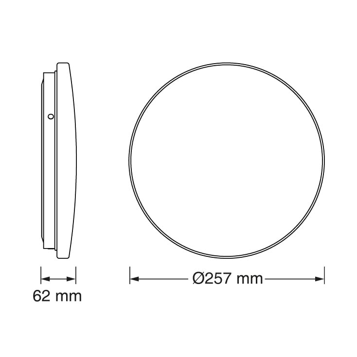 OSRAM LED plafonjera sa senzorom 12W 4000K IP20