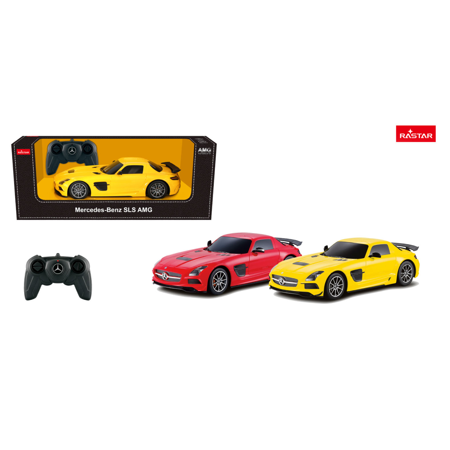 RASTAR PLASTIČNI AUTIĆ NA DALJINSKO UPRAVLJANJE 1:18 MERCEDES-BENZ SLS AMG VIŠE