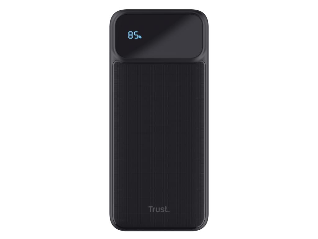 Eksterna baterija TRUST  AVALA 10.000 PD Powerrbank/LCD/crna