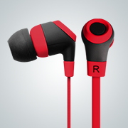 READY2MUSIC Headset In Ear Roxy, red/black