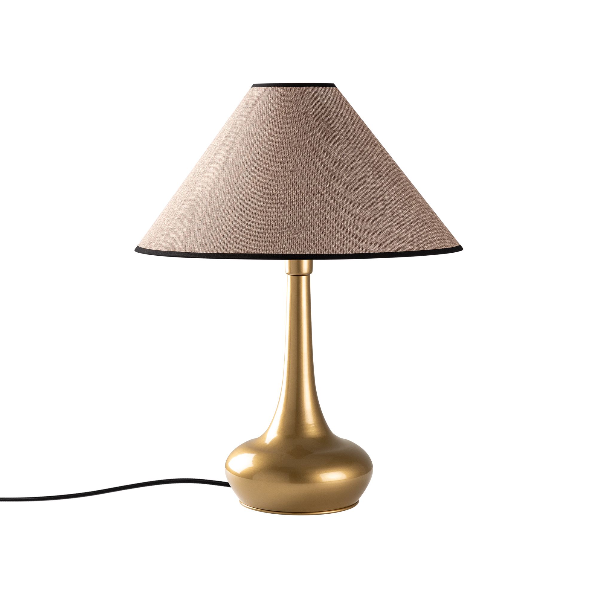 Stona lampa Luna - 15257 Zlatna, Svetlo braon