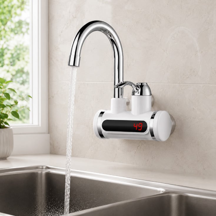 NEXSAS slavina bojler NX878LD, 3000-3300W, zidna