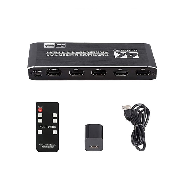 HDMI svič 4x1 V2.0 4K/60Hz