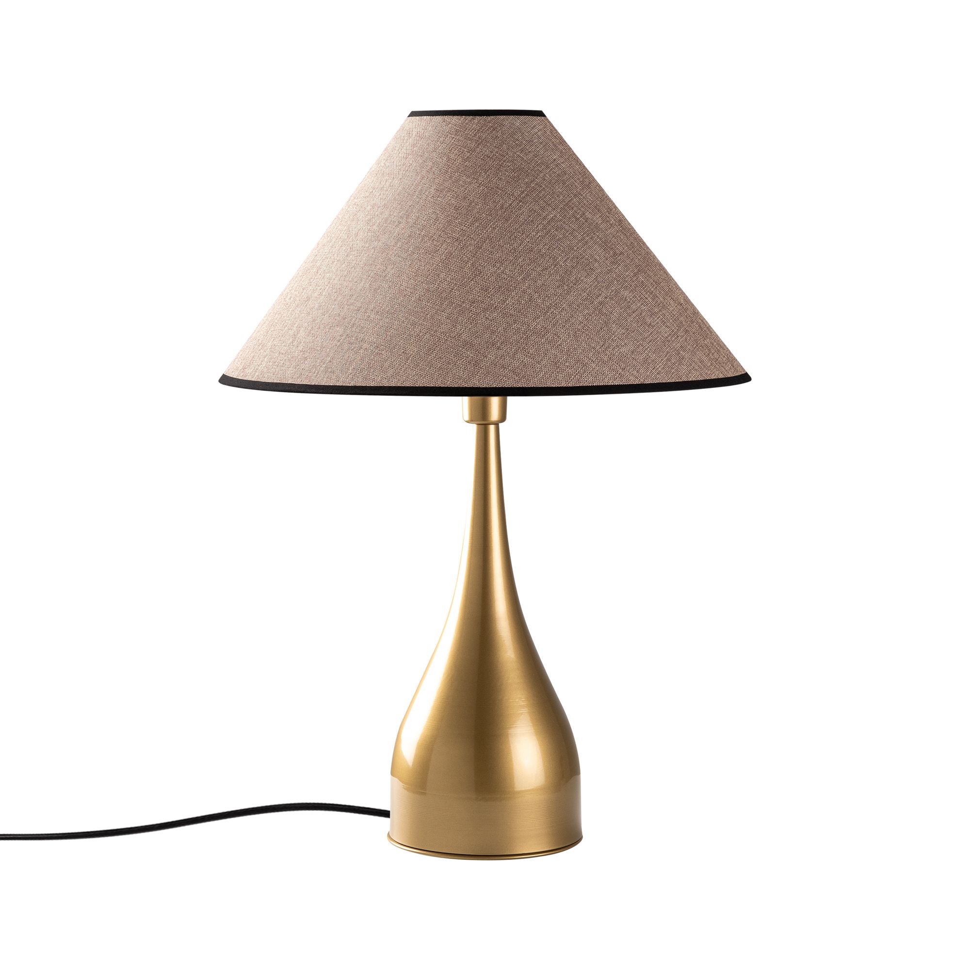 Stona lampa Luna - 15273 Zlatna, Svetlo braon