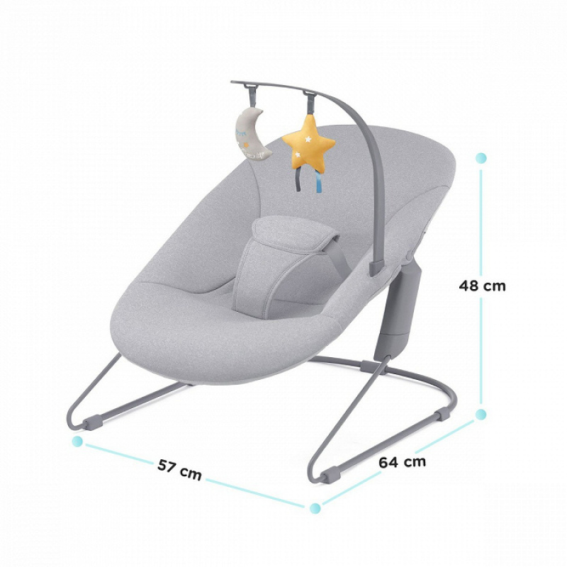 KINDERKRAFT STOLICA ZA LJULJANJE CALMEE GREY