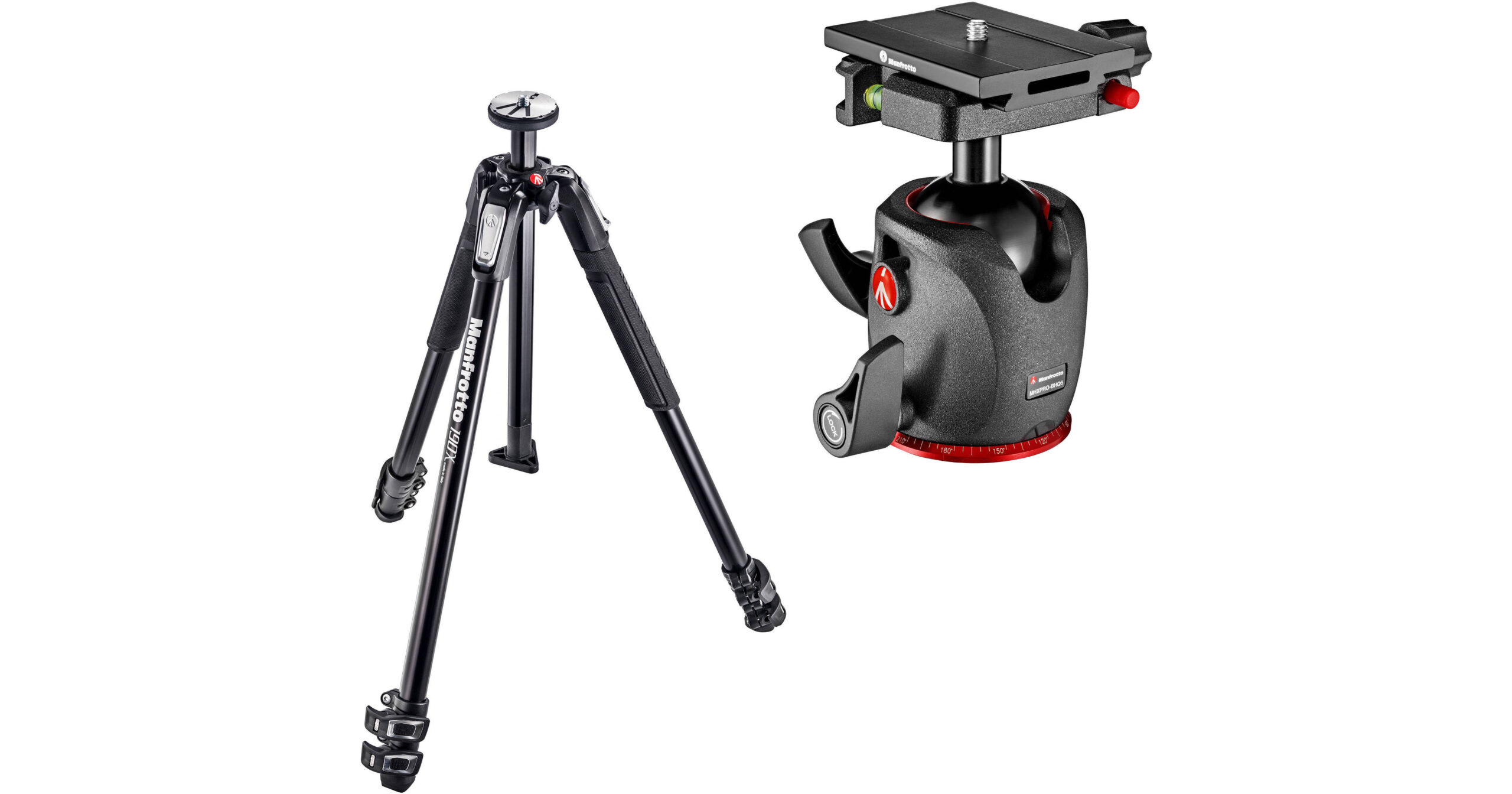 Manfrotto Tripod SET MT190X3-BDL 190X3 Alu with Ball Head Q6