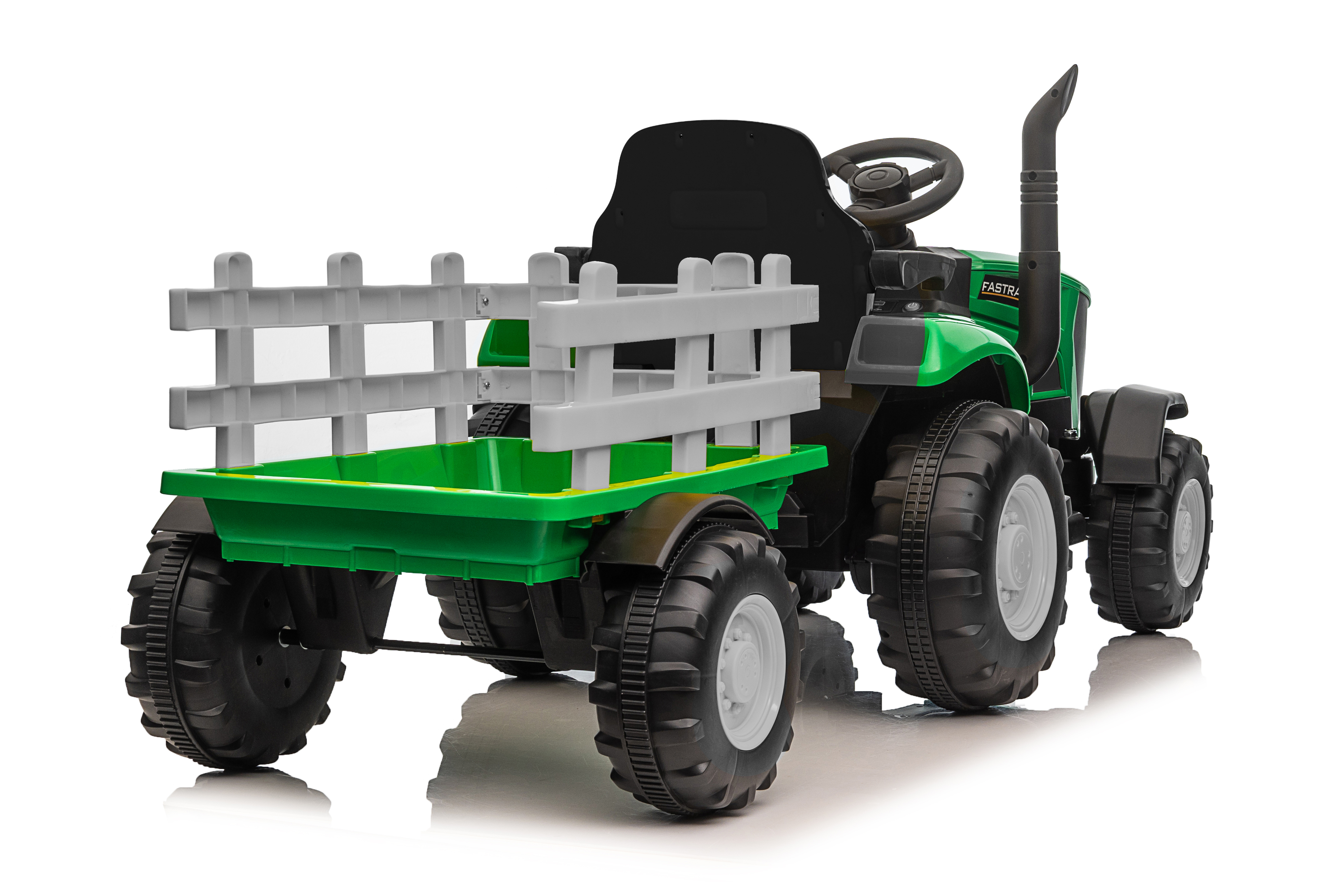 Traktor Sa Prikolicom Zeleni
