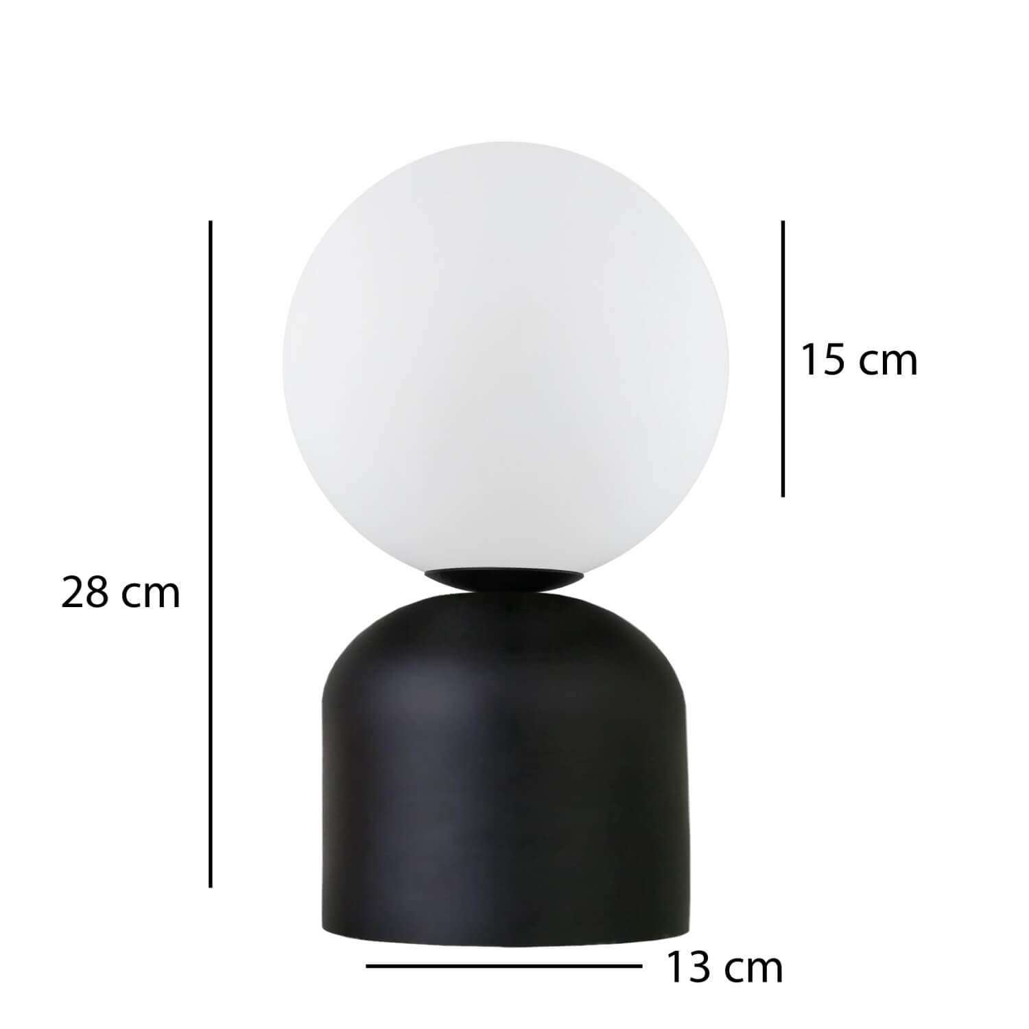 Stona lampa 241644 Crna