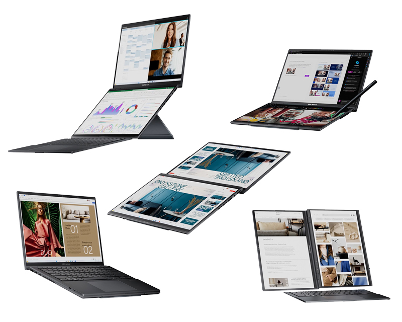 Zenbook 14 DUO OLED UX8406MA-QL056W (14 inča FHD, Ultra 7 155H, 16GB, SSD 1TB, Win11 Home) laptop bulk