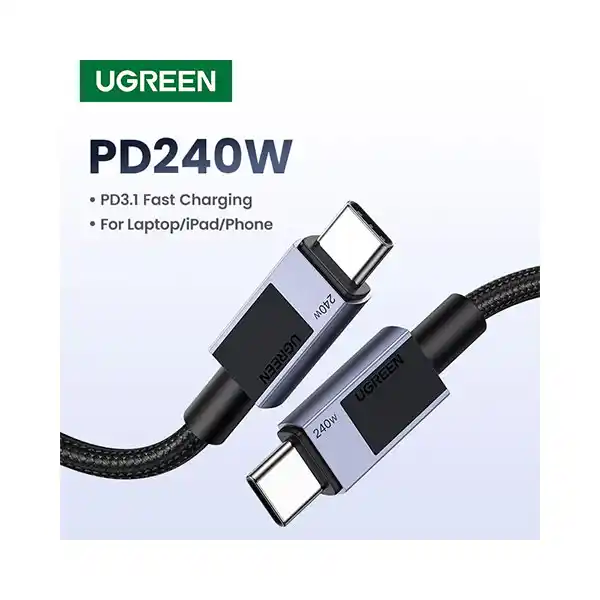 Kabl USB Tip C-Tip C Ugreen L513 240W 1m brzo punjenje