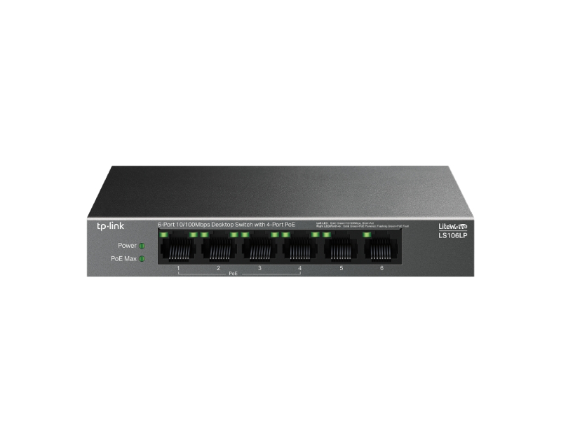 LS106LP(UN) 6-port 10/100mbps Desktop switch