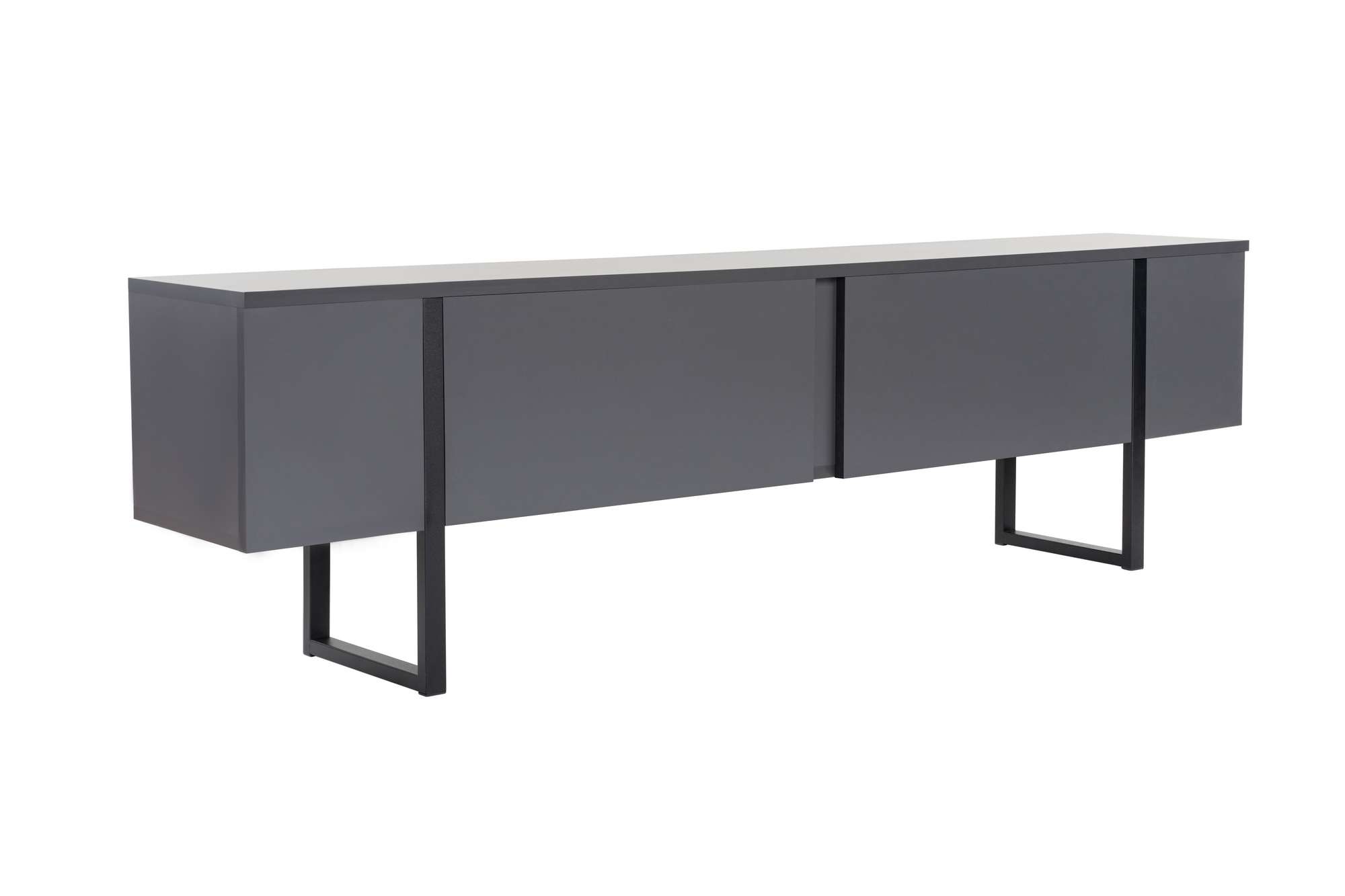 TV komoda Serenity - Antracit, Crna