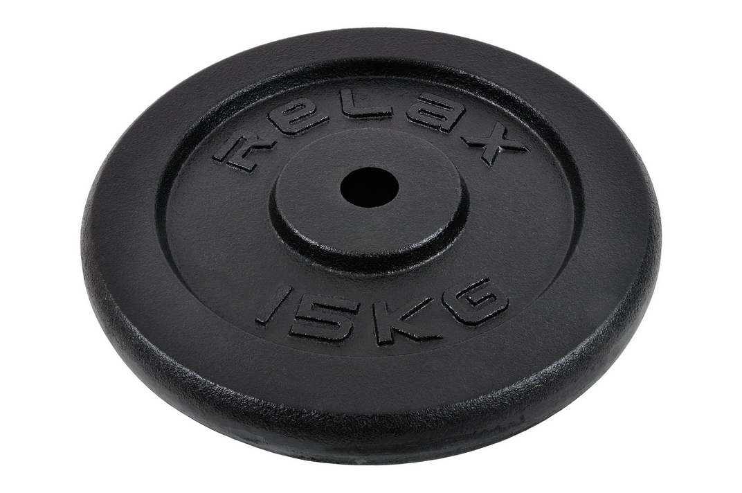 RING Tegovi 2x15kg crni standardni liveni  - RX PLO1-15