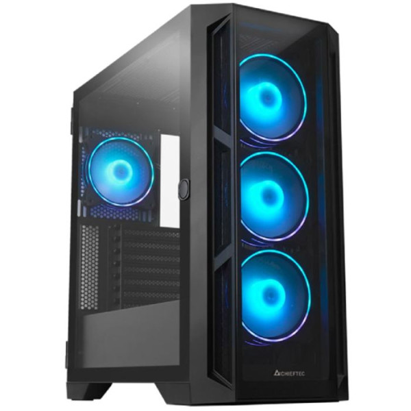 Kuciste Chieftec APEX TG ARGB Crni, EATX, GA-01B-TG-OP