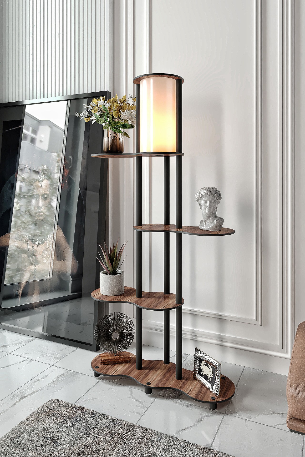 Podna lampa KS-11114 Orah