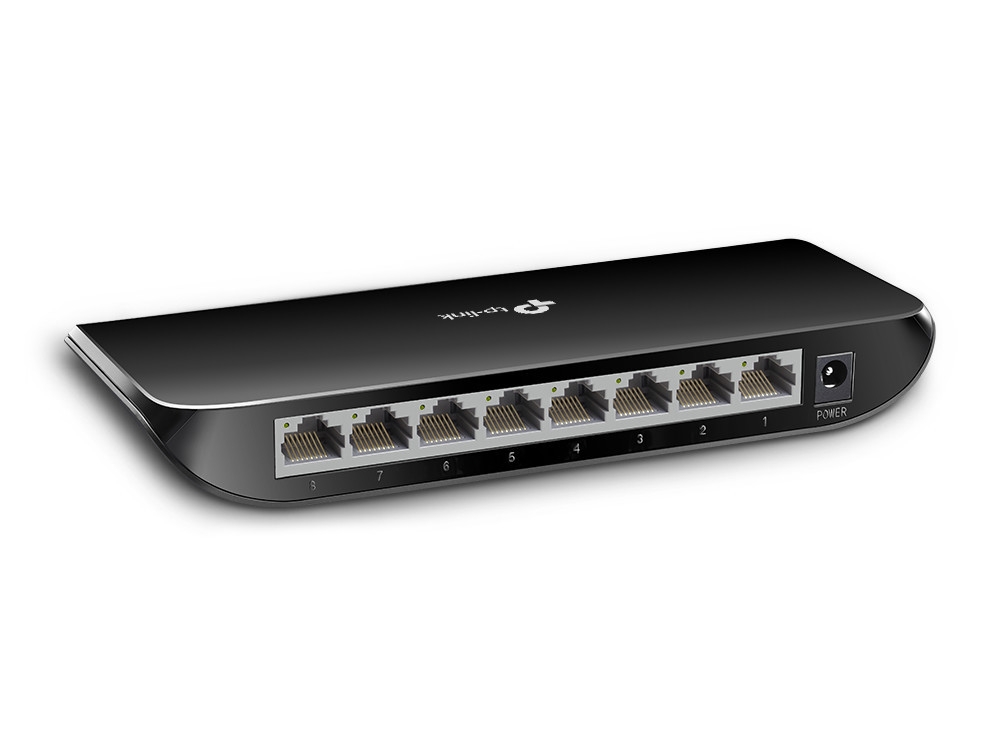 Switch TP-LINK TL-SG1008D Gigabit/8x RJ45/10/100/1000Mbps/plasticno kuciste