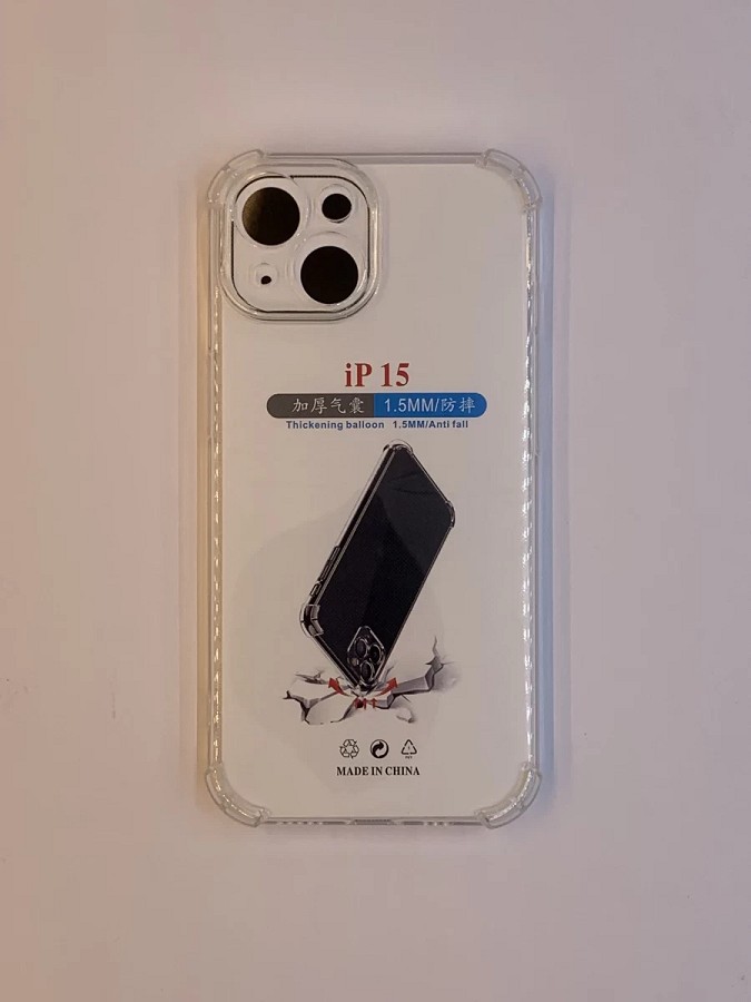 iPhone 15 transparent sa ojačanim ivicama