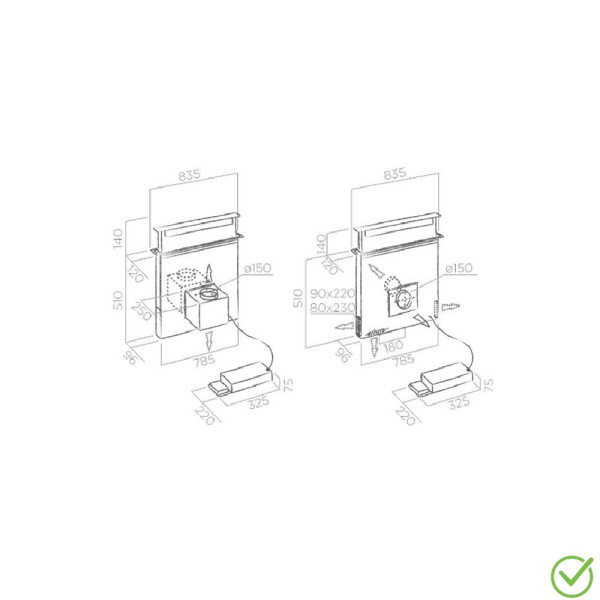 Aspirator PANDORA BL/F/90