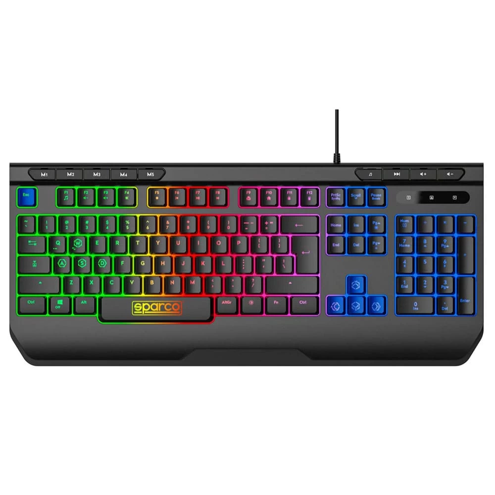 Celly Sparco game kit position 4 in 1 tastatura, miš, slušalice, podloga crna