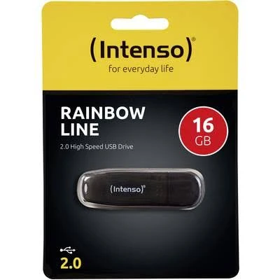 USB Flash Intenso 16GB Rainbow Line USB2.0 3502470 Black