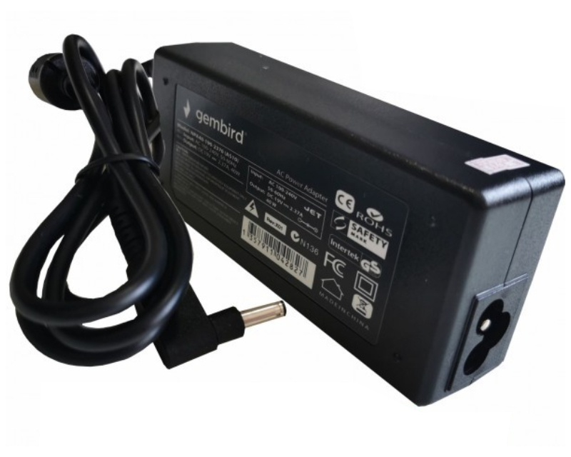 Punjač za laptop 45W-19.5V-2.31A, 4.5x3.0mm Black