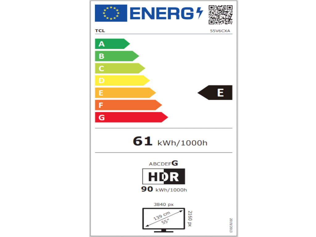 Televizor TCL 55V6C/LED/55"/4K/60Hz/Google TV/crna