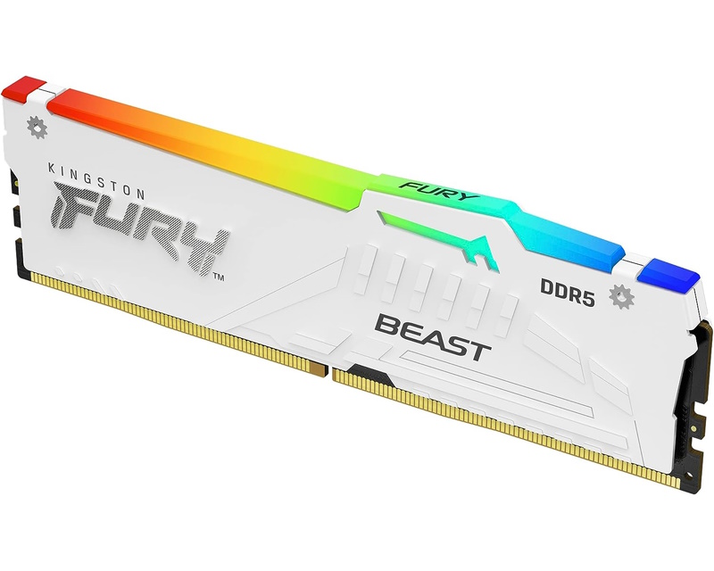 DIMM DDR5 16GB 6000MT/s KF560C36BWE2A-16 FURY Beast RGB White EXPO