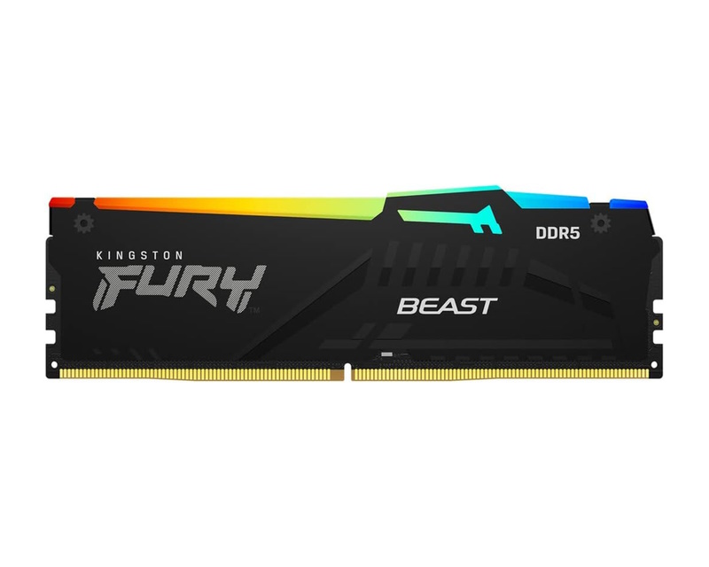 DIMM DDR5 128GB (4x32GB kit) 5200MT/s KF552C40BBAK4-128 FURY Beast Black RGB XMP