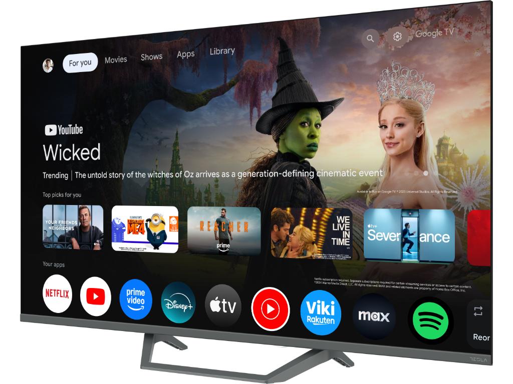 Televizor TESLA Q50E655GUS/QLED/50"/4K/Smart/Google TV/siva