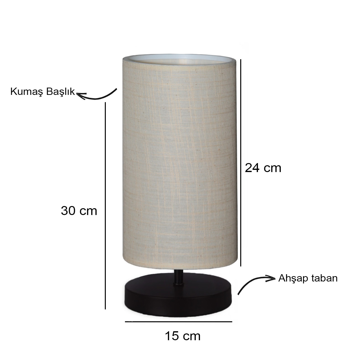 Stona lampa AYD-2900 Krem