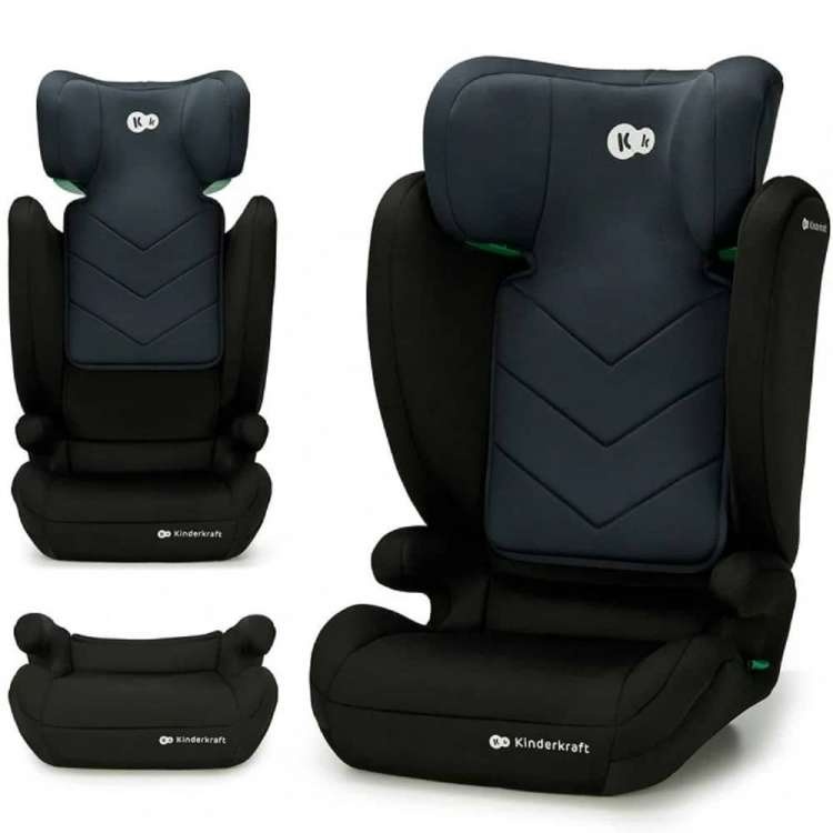 KINDERKRAFT AUTOSEDISTE I-SPARK I SIZE BLACK