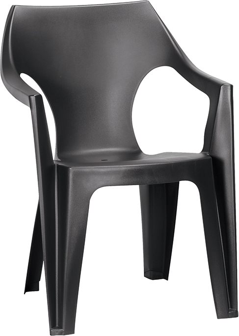 Stolica Dante lowback, grafit