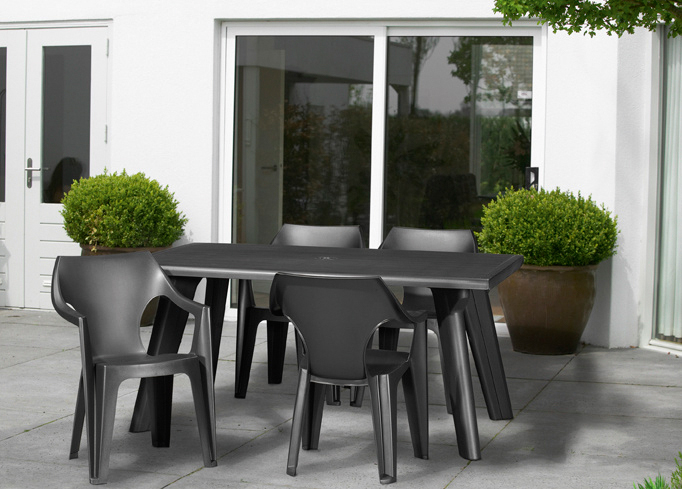 Stolica Dante lowback, grafit