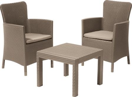 Balkonski set Salvador, Kapućino